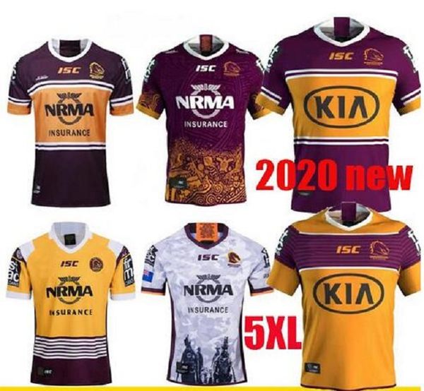 

2020 new brisbane broncos rugby jersey brisbane broncos anzac 2019 men indigenous jerseys australia nrl rugby league jersey size s-5xl, Black;gray