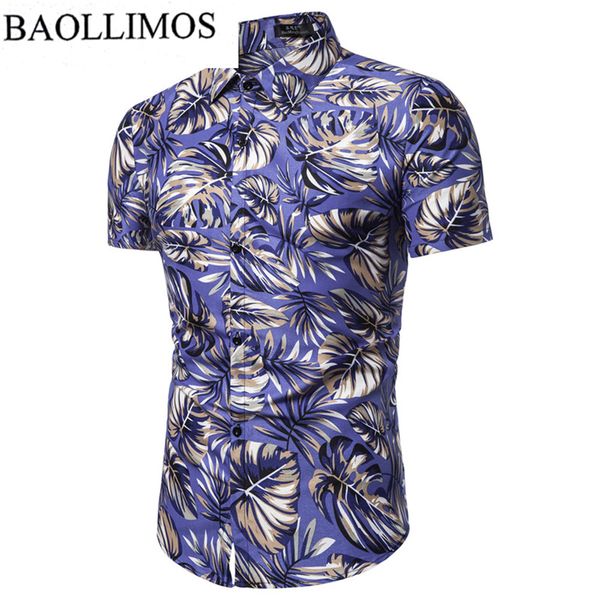 

2019 brand hawaiian men shirt floral print mens summer shirts streetwear loose casual short sleeve shirt mens shirts, White;black