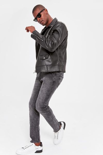 

trendyol black male skinny jeans tmnaw20je0209, Blue