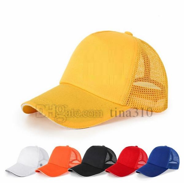 

wholesale -new sun hats children's safety hat net cap children outdoor hats sunshade sunscreen pure duck tongue cap 4683, Yellow
