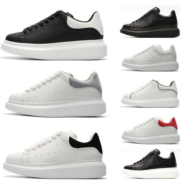 

luxury fashion designer men women shoes sneakers leather velvet black white red flat casual shoes platform mens trainers