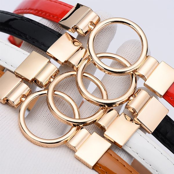 

ql4yf simple all-match ladies' thin casual decorative adjustable multi-color simple all-match ladies' thin dress belt casual decor, Black;brown