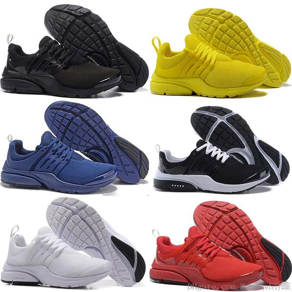 

новый престо 5 ультра br qs кроссовки моды тройной черный белый желтый красный синий мужчины женщины prestos бег тренер спорт кроссовки