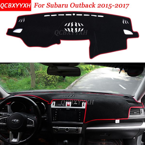 

car styling dashboard avoid light pad polyester for outback 2015-2017 instrument platform desk cover protective mats