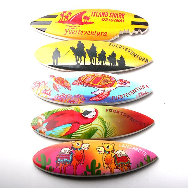 

fuerteventura lanzarote resin fridge magnets stickers 3d travel souvenirs home decoration