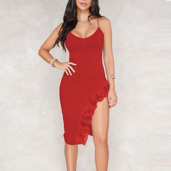 

женщины сексуальное платье мода рябить платье sexy o-образным вырезом сплошной цвет шить слинг рукавов лето sukienki damskie #j4s, Black;gray