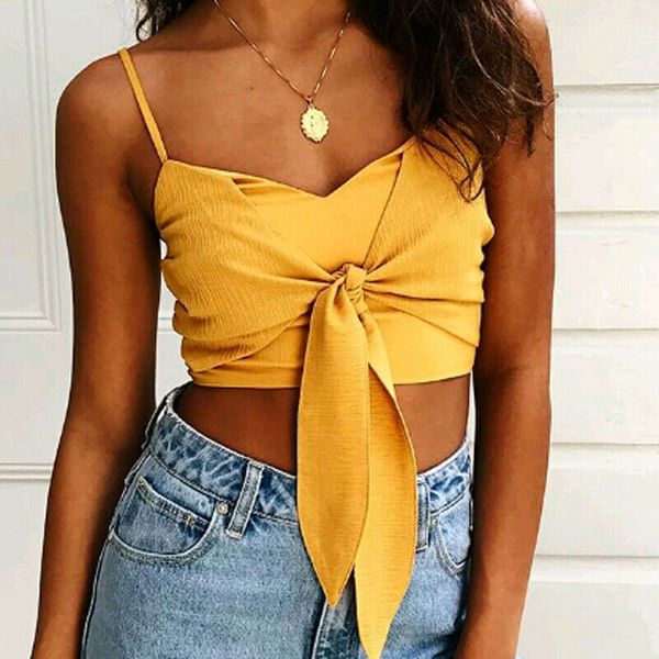 

us fashion summer women casual tank vest sleeveless crop, White