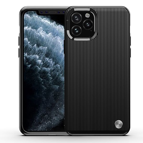 

brushed stripe soft silicone phone case for iphone 11 pro max x xs max xr 8 7 plus note10 s10 case back cover