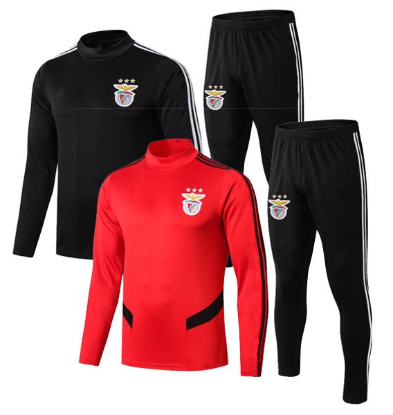 

2019 2020 Benfica adult tracksuit SEFEROVIC SALVIO JONAS GABRIEL Red Mens Football Uniforms PIZZI JARDEL Short camisa training suit