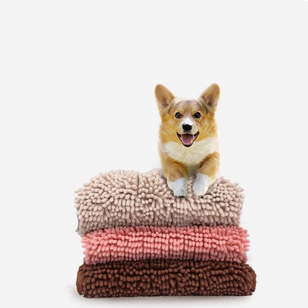 

chenille multipurpose big size quick water absorption dog bath towel pet quick-dry puppy dog clean towel pet products