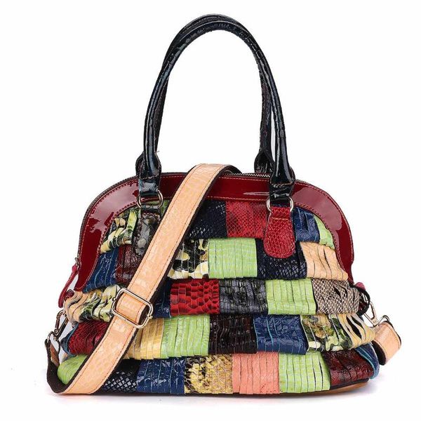 

2020 fashion women genuine leather handbags vintage patchwork floral ladies hand bags crossbody bags bohemian feminine bolsa new