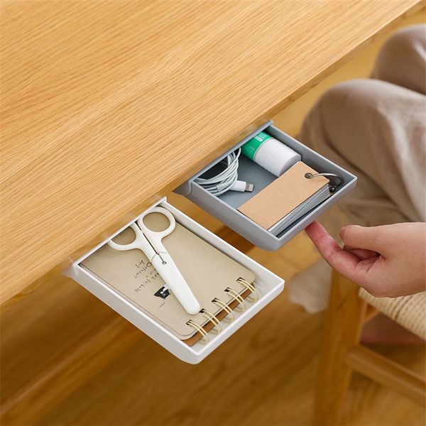 2019 Under Table Storage Box Office Stationery Sundries Storage