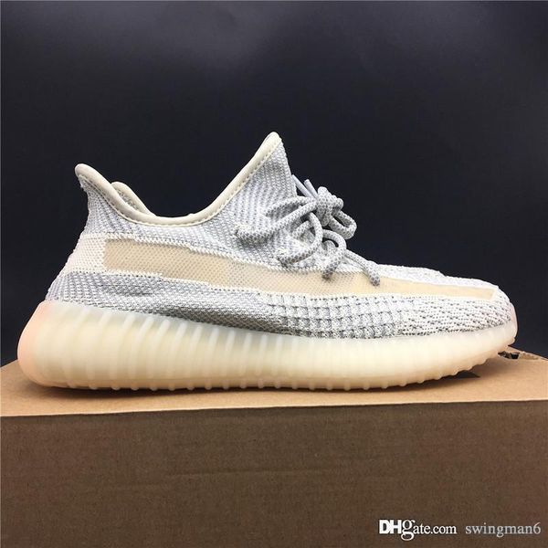 

authentic originals sply y350 v2 static reflective synth antlia lundmark running shoes 3m kanye west bred man woman sports sneakers
