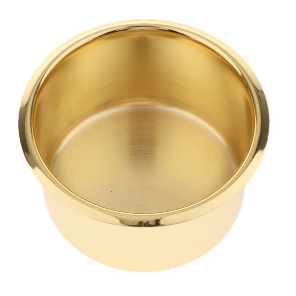 

gold aluminum drop-in drink holder - 90x55mm / 3.54 x 2.17 inch