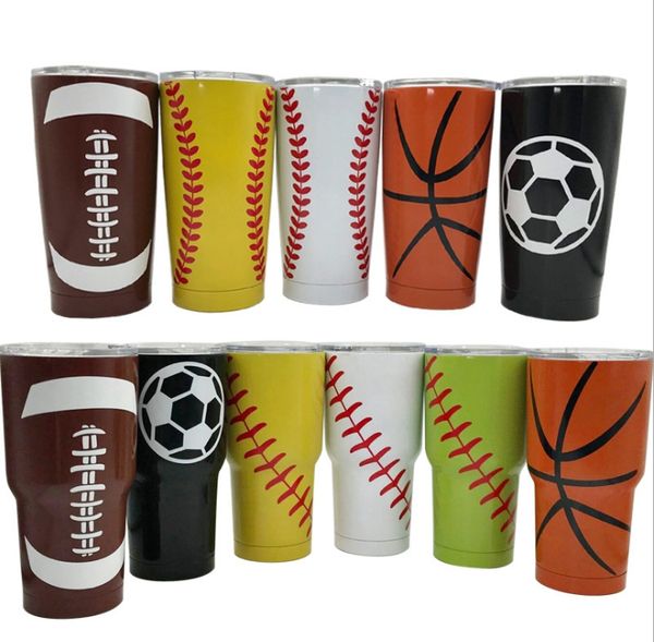 

20 30ooz tainle teel ba eball cup tumbler with lid and reu able traw travel water bottle outdoor travel temle water mug car travel