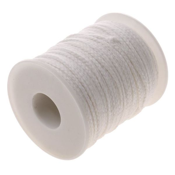 

candle wick, flat round lamp coil - 61 m, for the production of candles candles