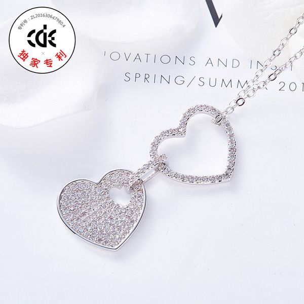 

свадьба из бисера жемчужный подарок женщина леди ювелирные изделия с бриллиантами ожерелья для невесты актерского начала выпускной cde-1178, Silver