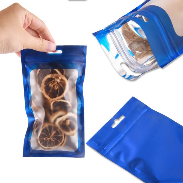 

100pcs black mylar bags aluminum foil zipper bag for long term food storage and collectibles protection