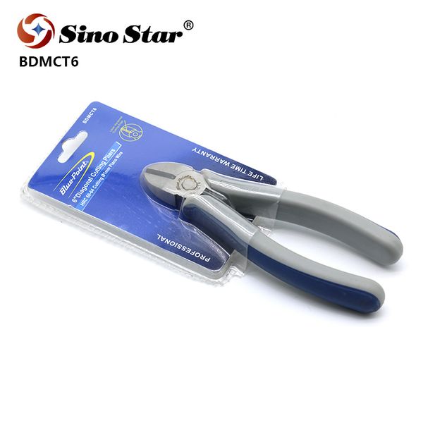 

snap on/ blue point bdmct6 diagonal cutting pliers with dual compound soft grip handles