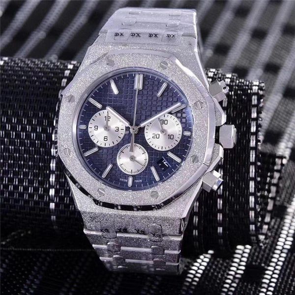 

luxury watch vk chronograph automatic watch men watches designer wristwatches 316 stainless steel montre de luxe, Slivery;brown