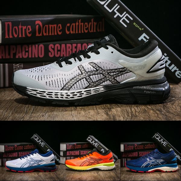 

A ic new gel kayano 25 running hoe for men balck white dark green de igner hoe port neaker u 7 5 11, White;red