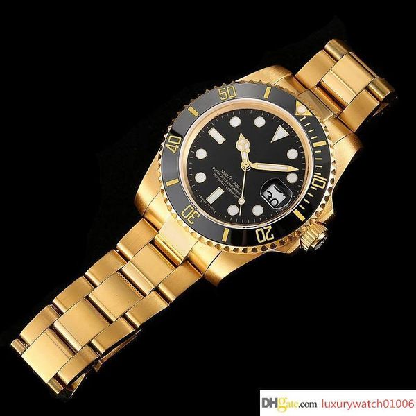 

luxury watch no date 114060 series 40mm ceramic ring classic black sub watch automatic movement sapphire glass quality