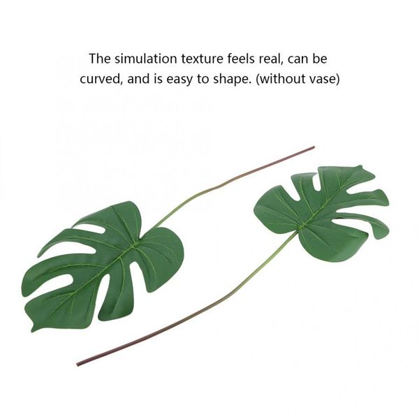 

simulation plastic palm leaves home decoration needle flower home decoration wedding party