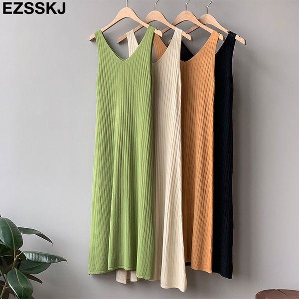 

вена лео 2019 женин knit tank длинное плае коѬейкий ил взание v еи без Ѭђкаво, Black;gray