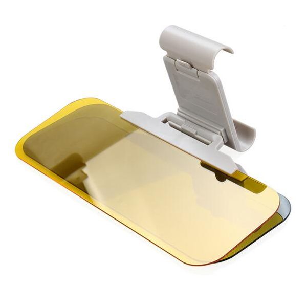 

universal transparent sun visor day and night anti-glare clip-on auto car sun visor mirror