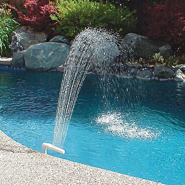

pool & accessories waterfall swimming fountain fish pond adjustable decoration