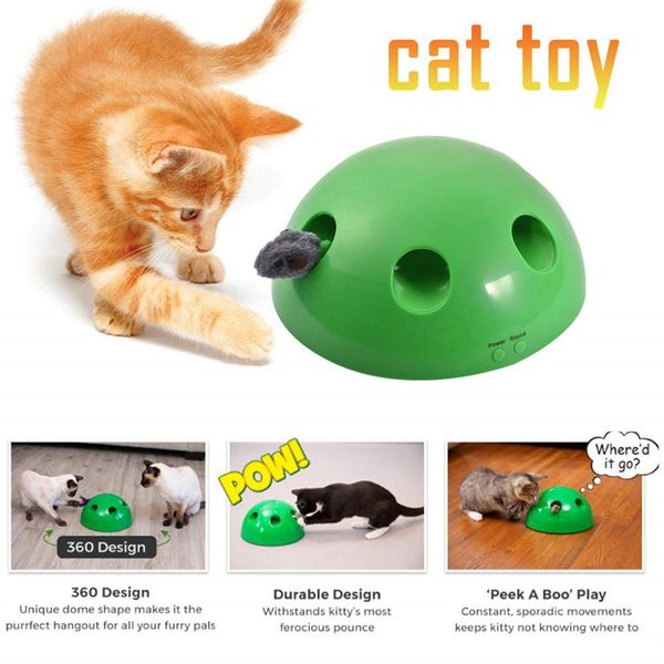 

HOT Cat Интерактивные игрушки Автоматические Интерактивное движения Cat Toy Mouse Tease Эле