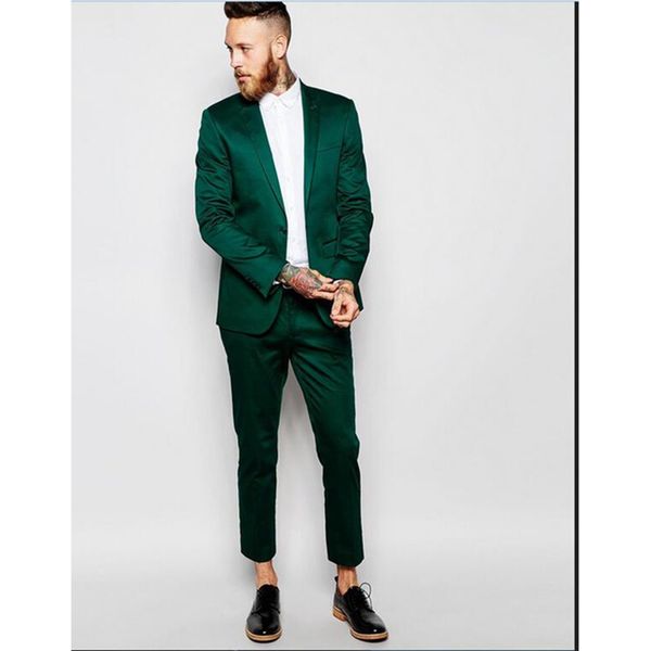 

green fashion italian party groom men suits 2 pieces slim fit groom tuxedos for men wedding suit (jacket+pant), White;black