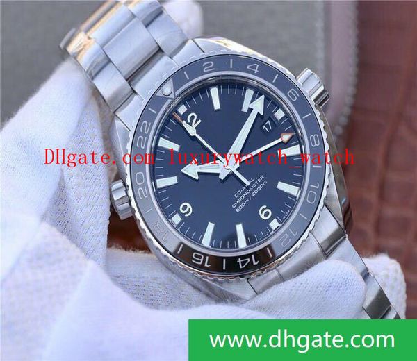 

vs ocean universe gmt fashion cal.8605 automatic mechanical movement watches 43.5mm designer watches high strength waterproof, Slivery;brown
