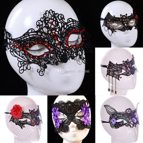 

lace party masks girls women masquerade mask venetian half face mask christmas cosplay party eye masks wx-m09