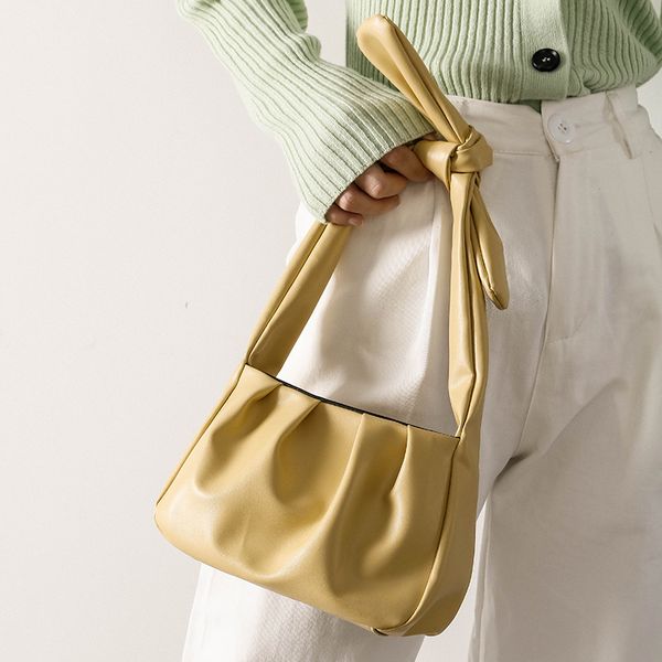 

новый милый лук подмышки сумка для женщин облако сумка мягкая кожа плеча косой сумочка день клатчи сумки посыльного