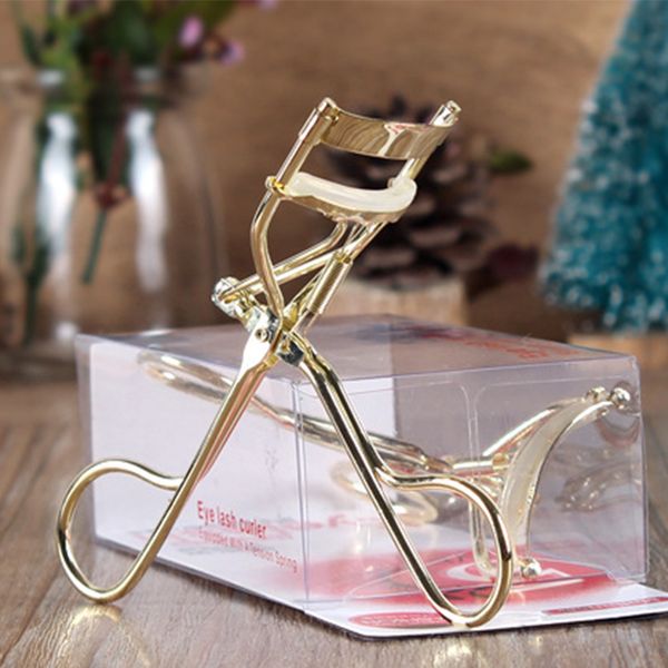 

professional rose gold eyelash curler with pads eye lashes curling clip eyelash cosmetic makeup tools accessories z1102