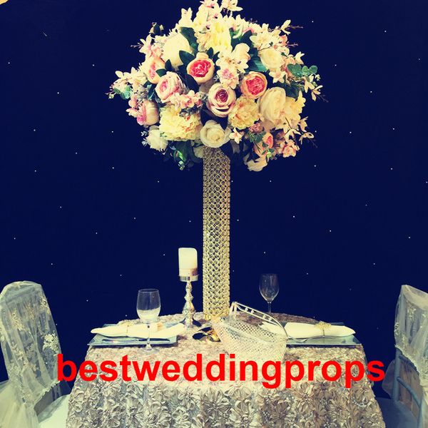 New Style Gold Flower Vases Candle Holders Stand Wedding Decor