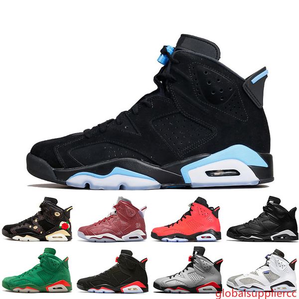 

new 2019 infrared bred 6 6s mens basketball shoes 3m reflective bugs bunny tinker hatfield black cat flint men sport sneakers designer