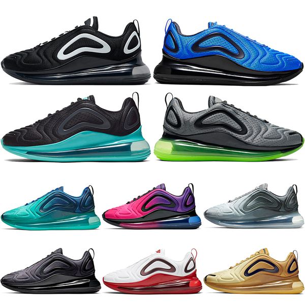 

run 2020 cushions 720s men running shoes oreo teal grey volt total eclipse sunset sea forest fashion 72c designer sneakers 36-45