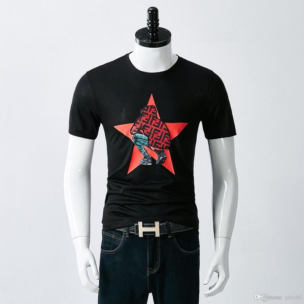 

t shirt ins popular designs tee fashion made in paris t-shirt for men and women designers ing, White;black