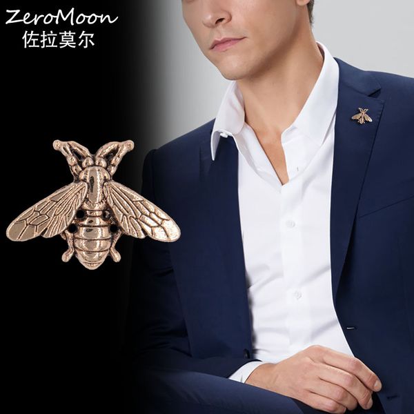 Para Hombre//Mujer Miel Abeja Broche Pin Solapa Sombrero De Insectos Bug Pin Insignia