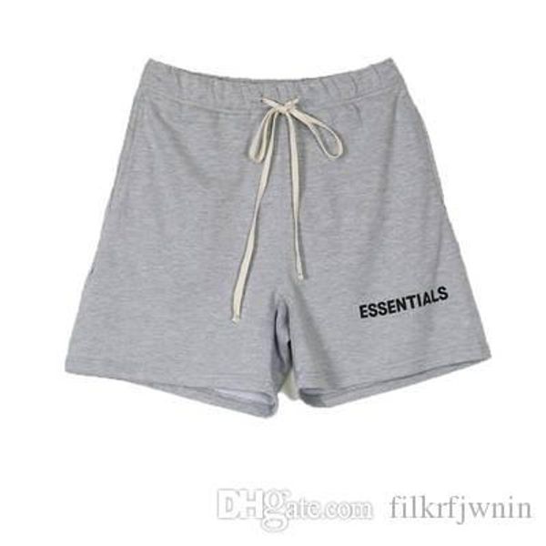 

fog essentials lettering crotch pants loose high street hip hop dance shorts low crotch five-point casual cross pants tide, White;black
