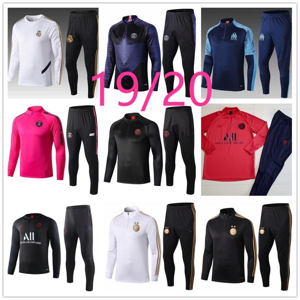 

2019 2020 new soccer training mens designer tracksuits 19 20 chandal training football foot ronaldo mbappe chandal futbol jacket kit