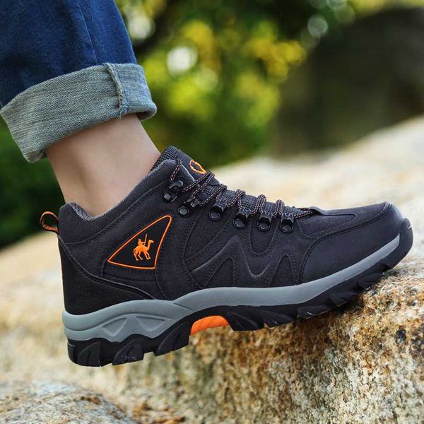 

rubber mens hiking shoes outdoor waterproof forest boots breathable travel shoes winter boots mountain climbing sneaker