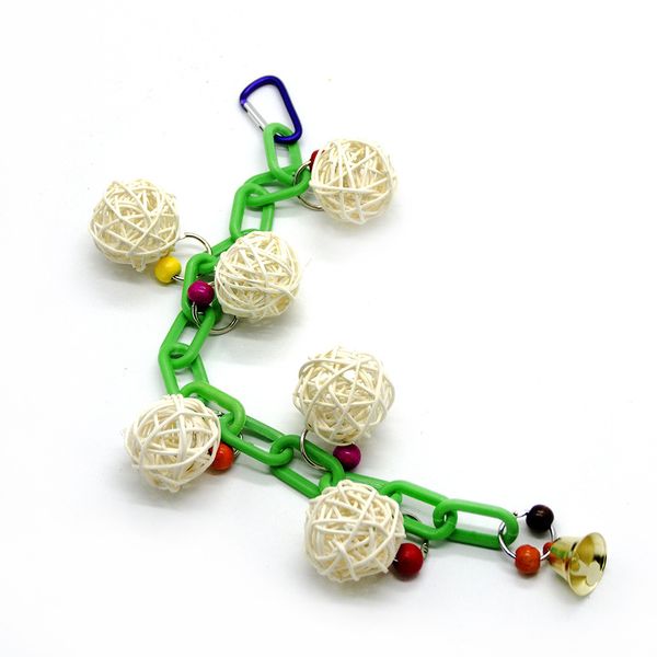 

woodiness bird toys supplies pets parrot toys parrot articles sepaktakraw toys chain gnaw to climb