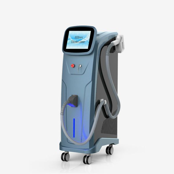 

2020 portable 808nm diode laser fast speed and comfort hair removal longlasting hair depilation skin clinic and beauty salon use, Black