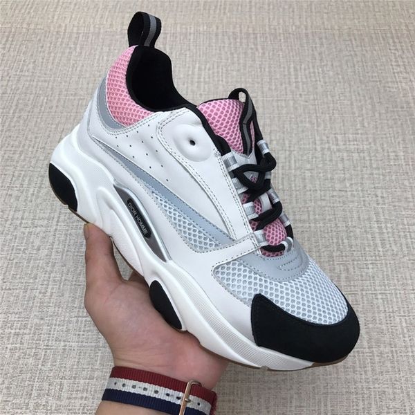 

couple luminous mesh shoes wild thick soles increased sneakers breathable luxury casual shoes sneakers ladies running shoes plus size:47 a55, Black