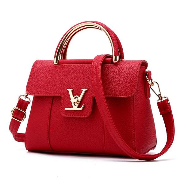 

Designer- Fashion Designer Women Handbag PU Leather Bags Handbags Ladies Portable Shoulder Bag Office Ladies Hobos Bag Totes T05
