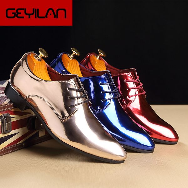 

2018 new fashion oxford shoes for men low shoes dress men formal pointed toe business wedding plus size 47 48, Black