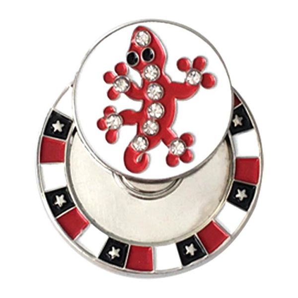 

magnetic golf cap clip ball marker zinc alloy golf training aids